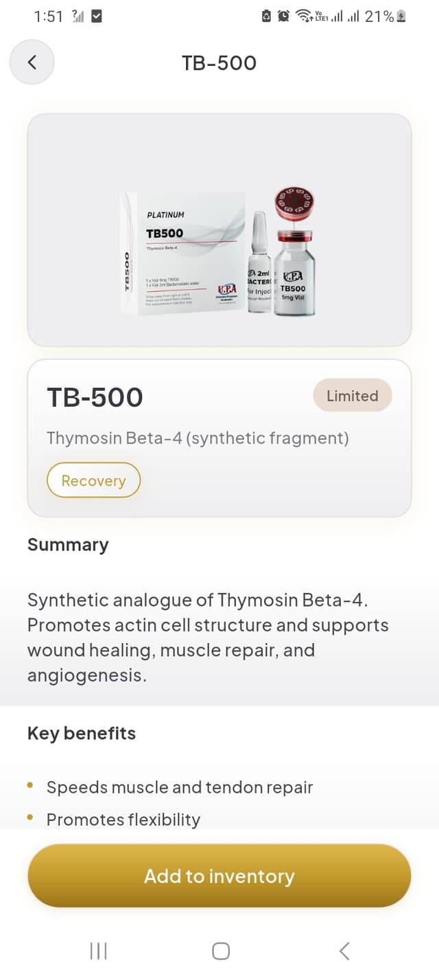 Peptyde product detail